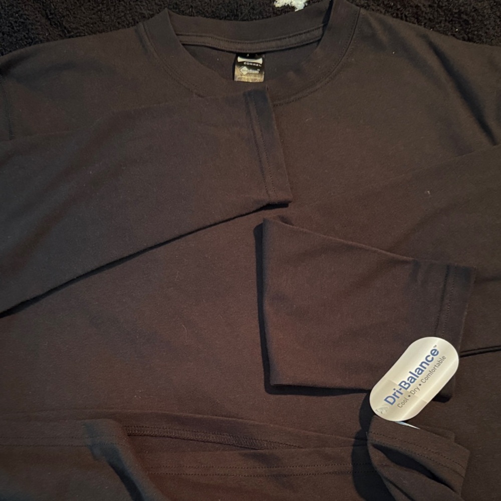 Dri Balance Black Long Sleeve Shirt by Zorrel ( healthcare workwear) M